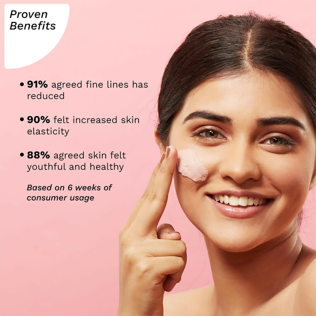 Pilgrim Anti Ageing Red Vine Face Mask with Mulberry Extracts & Rosehip Oil For Glowing Skin, De-Tan, Dark Spots, Blackheads Removal - Swadesiicart