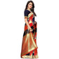 Vamika Banarasi Jaquard Red Weaving Saree (Banarasi 28) | Swadesiicart