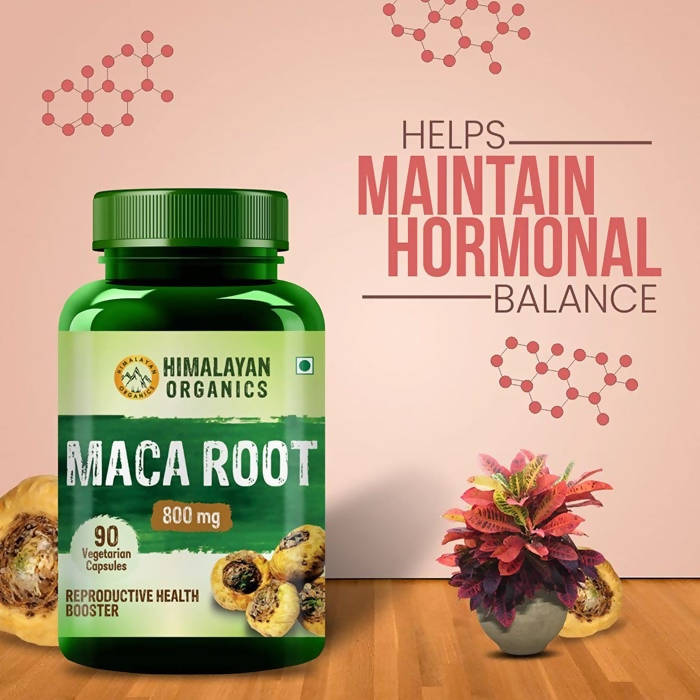 Himalayan Organics Maca Root 800 mg Vegetarian Capsules | Swadesiicart
