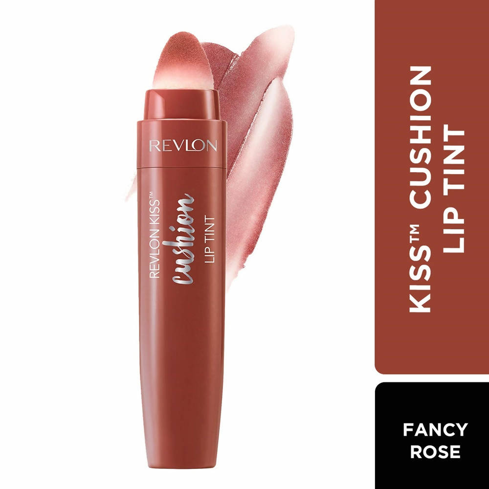 Revlon Kisstty Kiss Cushion Lip Tint - Fancy Rose - Swadesiicart