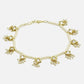 White Gold-Toned Plated Kundan Anklets Set Of 2 - Ruby Raang | Swadesiicart