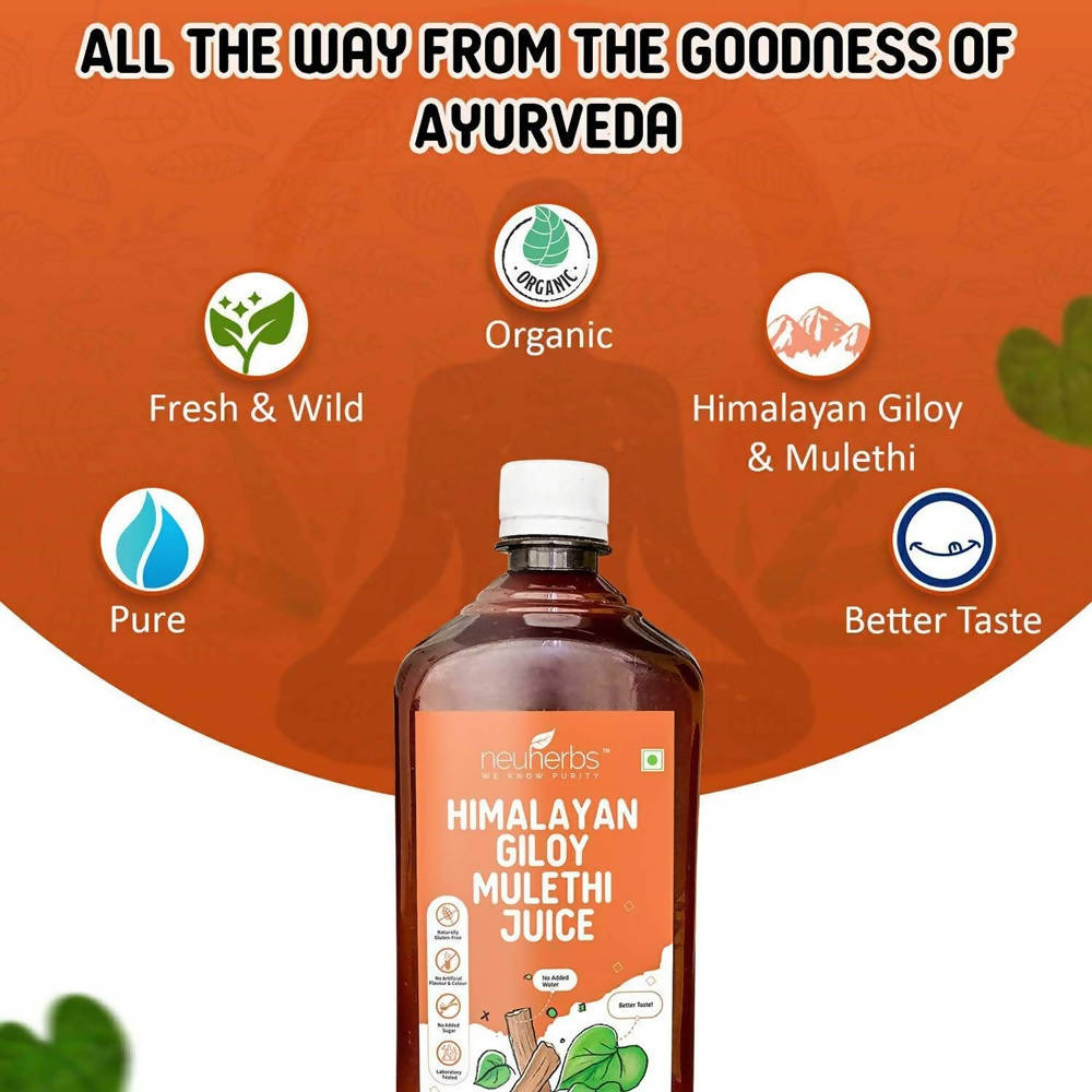 Neuherbs Himalayan Giloy Mulethi Juice | Swadesiicart
