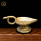 Brass Leaf Arthi Diya - Swadesiicart