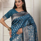 Shree Shyam Fashion Lichi Silk Light Pink Saree