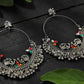 Mominos Fashion Johar Kamal Beautiful Peacock Design Chandbali Earrings - Swadesiicart