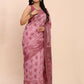 Shree Shyam Fashion Linen Cotton Light Pink Saree