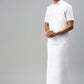 Ramraj Cotton Mens Half Sleeve Formal 100 % Cotton White Shirt | Swadesiicart