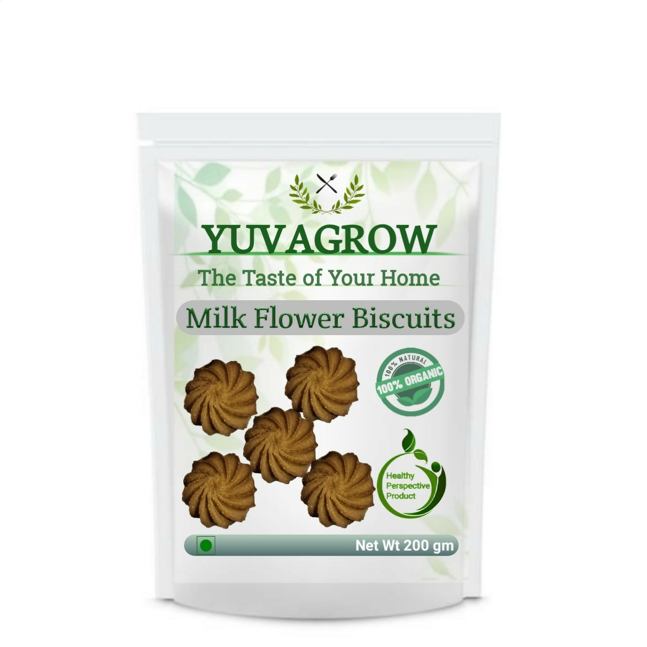 Yuvagrow Milk Flower Biscuits - YUVAGROW