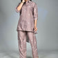 Morchari Digital Print Semi Muslin Co-Ord Set Top & Trouser-Multicolor - Swadesiicart