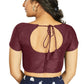 Aastha Fashion Women's Wine Art Silk Designer Festive Wear Readymade Blouse