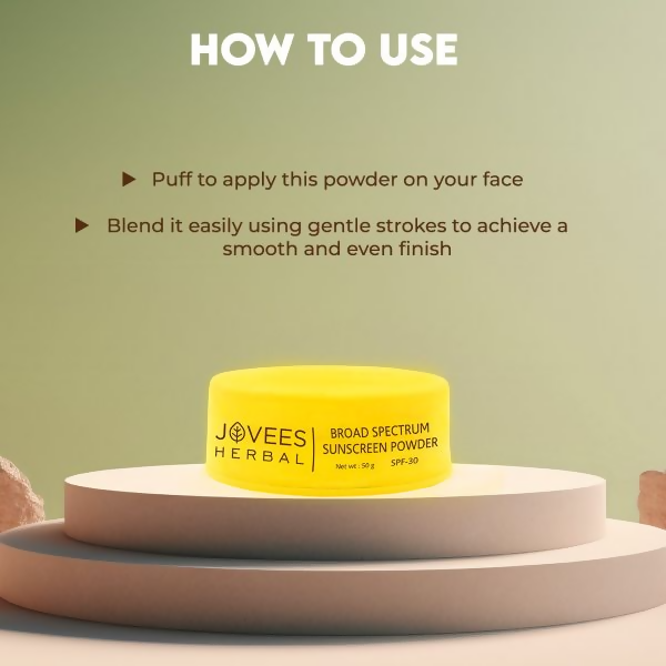 Jovees Broad Spectrum Sunscreen Powder SPF30 - Swadesiicart