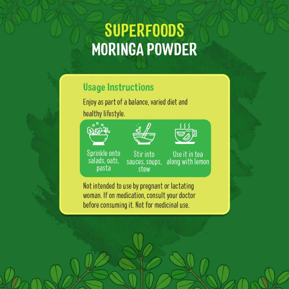 Timios Everyday Superfoods The Organic Moringa Powder - Swadesiicart