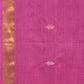 Magenta Uppada Cotton Handloom Saree with Grill Pallu Design - Global Threads | Swadesiicart