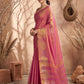 Anaita Magenta Tissue Silk Woven Saree With Blouse