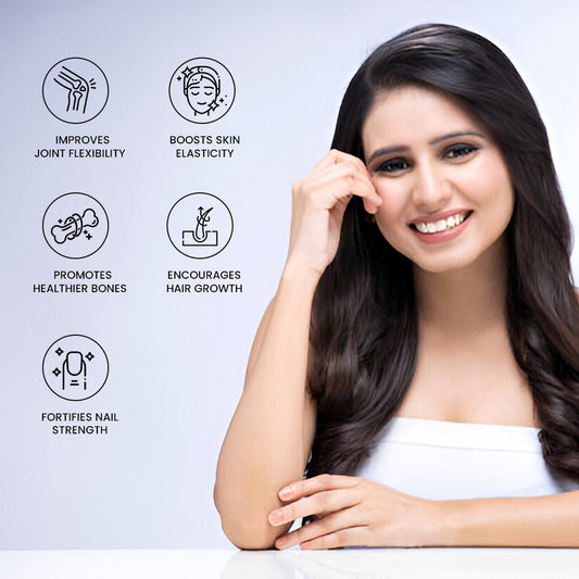 Jagat Pharma Marine Collagen Capsules for Hair, Skin, Joint, Nail, Bones | Swadesiicart