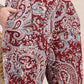 Yufta Maroon Pure Cotton Boho Print Co-Ord Set - Swadesiicart