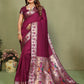 Anaita Maroon Paithani Gala Silk Saree With Blouse
