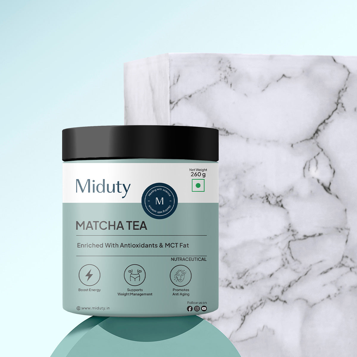 Miduty by Palak Notes Matcha Tea | Swadesiicart