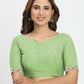 Shree Shyam Fashion Linen Cotton Light Green Saree