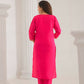 Ethnic Festive Wear Viscose Chanderi Pink Stitched Suit With Dupatta - Tanisha | Swadesiicart
