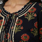 Anubhutee Women's Navy Kurta Churidar with Dupatta Set | Swadesiicart