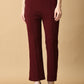 Myshka Women's Magenta Solid Top With Trousers - Swadesiicart
