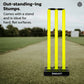Boldfit Cricket Stumps with Stand & Bails - Fluorescent Green - Swadesiicart