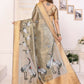Joban Fashion Golden Cranes Patterns Banarasi Silk Sarees | Swadesiicart