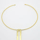NVR Women Gold-Polished Circular Choker Necklace | Swadesiicart