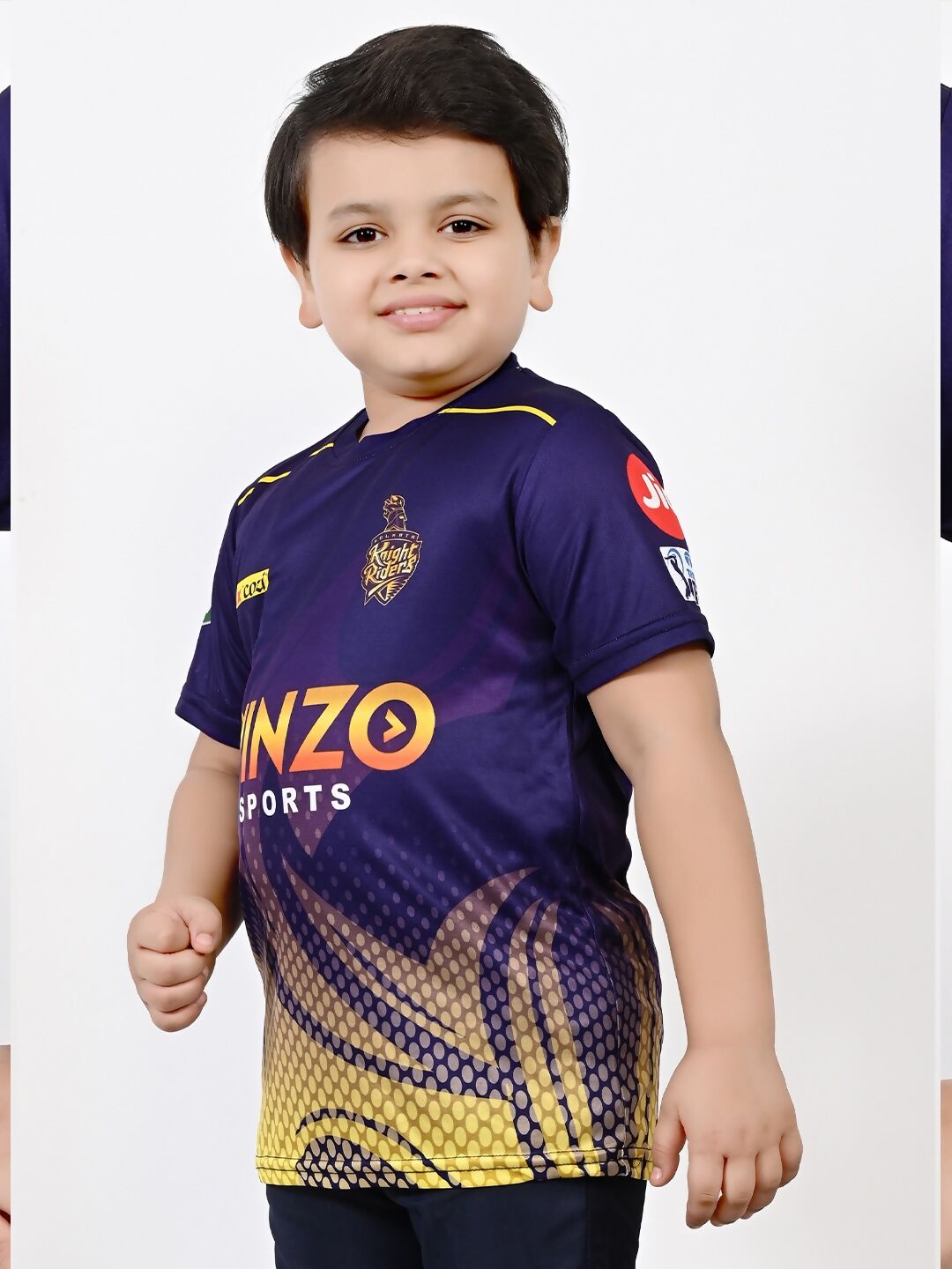 Baesd Boys Sports Round Neck Printed Cricket Jersey IPL, T20 T-shirt | Swadesiicart