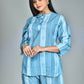 Morchari Digital Print Semi Muslin Co-Ord Set Top & Trouser-Multicolor - Swadesiicart