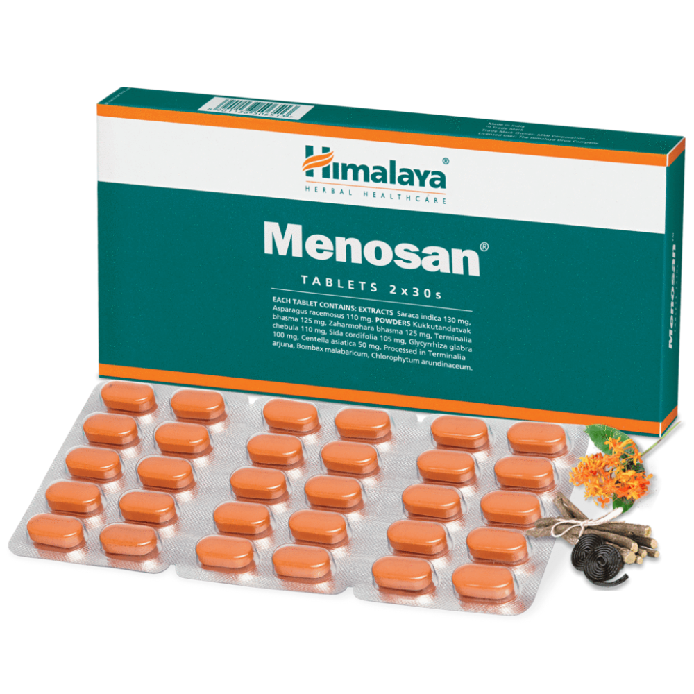 Himalaya Herbals Menosan Tabs - Swadesiicart
