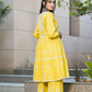 BulBul Dhawani Rayon Mustard Co-Ord Set - Swadesiicart