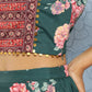 Ahalyaa Women's Traditional wear Lehenga Choli - Green | Swadesiicart