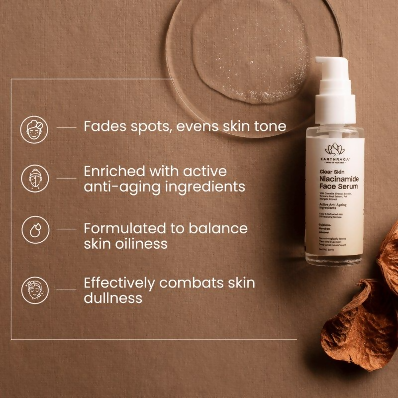 Earthraga Niacinamide Face Serum | Swadesiicart