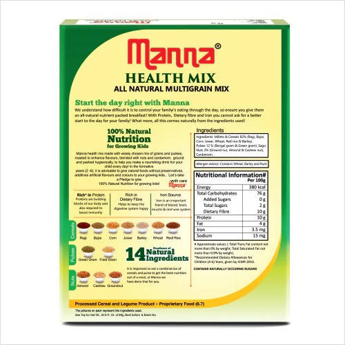 Manna Health Mix All Natural Multigrain Mix - Swadesiicart