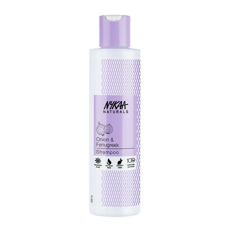 Nykaa Naturals Anti-Hair Fall Shampoo With Onion, Fenugreek - Swadesiicart
