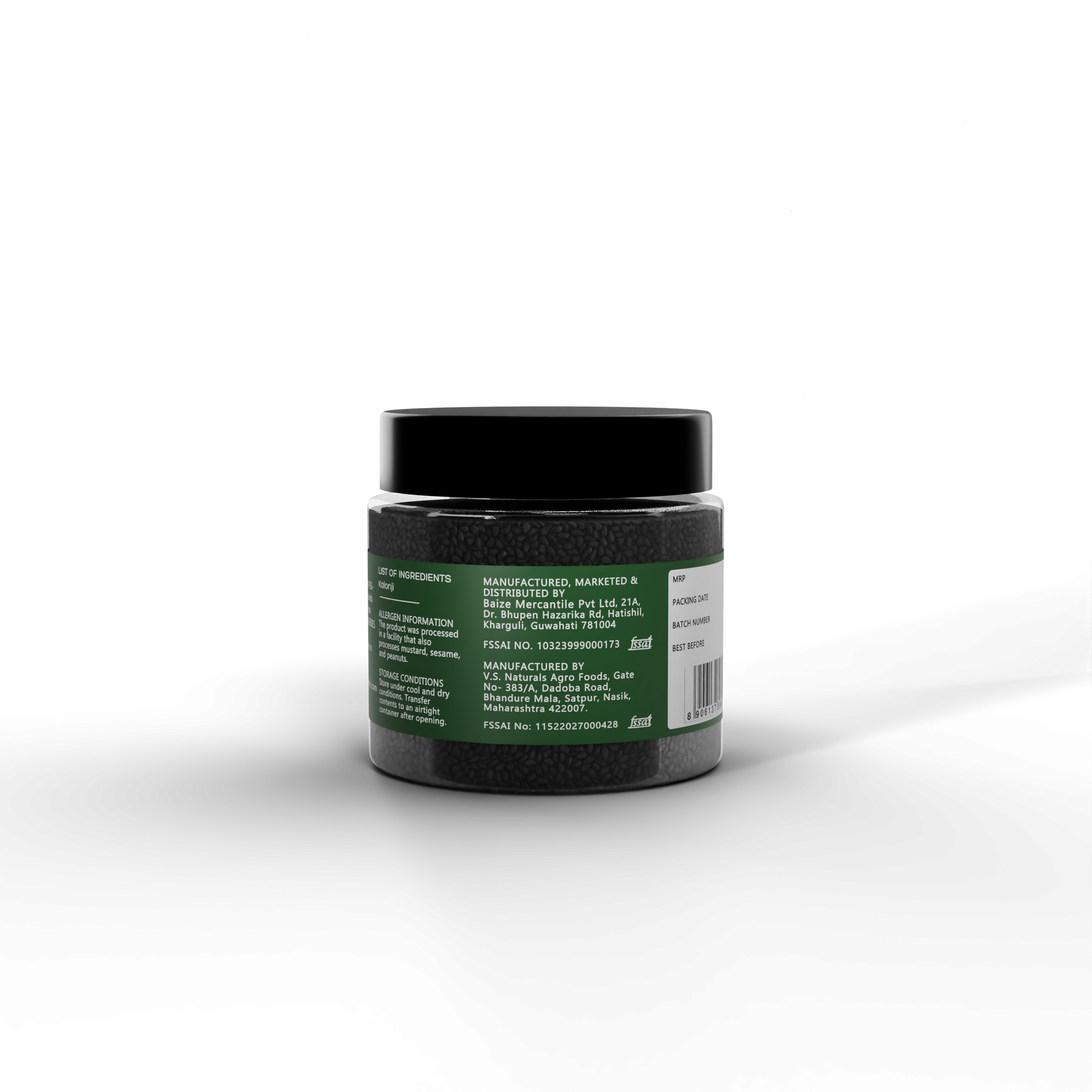 4 - Natural Nigella Seeds _Kala Jeera - 50g