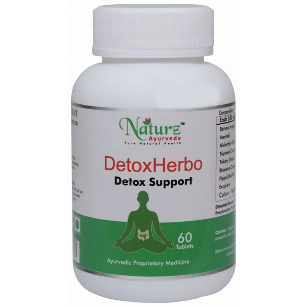 Naturz Ayurveda Detox Herbo Tablets | Swadesiicart