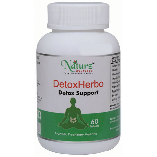 Naturz Ayurveda Detox Herbo Tablets | Swadesiicart
