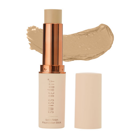 Swiss Beauty Satin Finish Foundation Stick - 04 Sandy | Swadesiicart