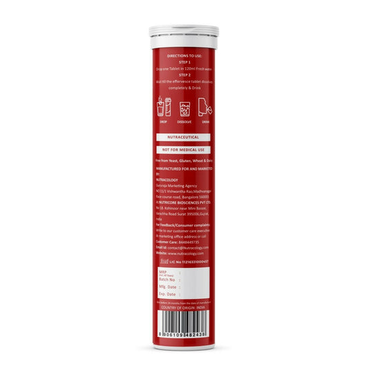 Nutracology Super Apple Cider Vinegar Effervescent Tablets For Weight Loss | Swadesiicart