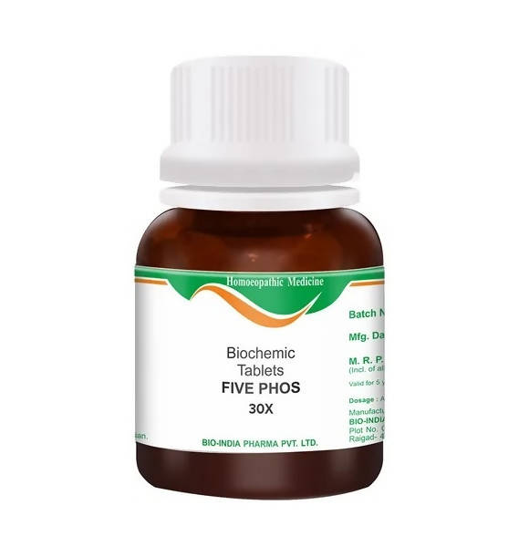 Bio India Homeopathy Five Phos Biochemic Tablets | Swadesiicart