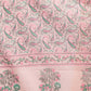 NOZ2TOZ Women's Foil Print & Gota Patti Work Straight Cotton Peach Kurta, Pant & Dupatta - Swadesiicart