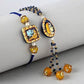 Bhaiya Bhabhi Luxury Rakhi Set & Assorted Delights Combo Pack | Swadesiicart