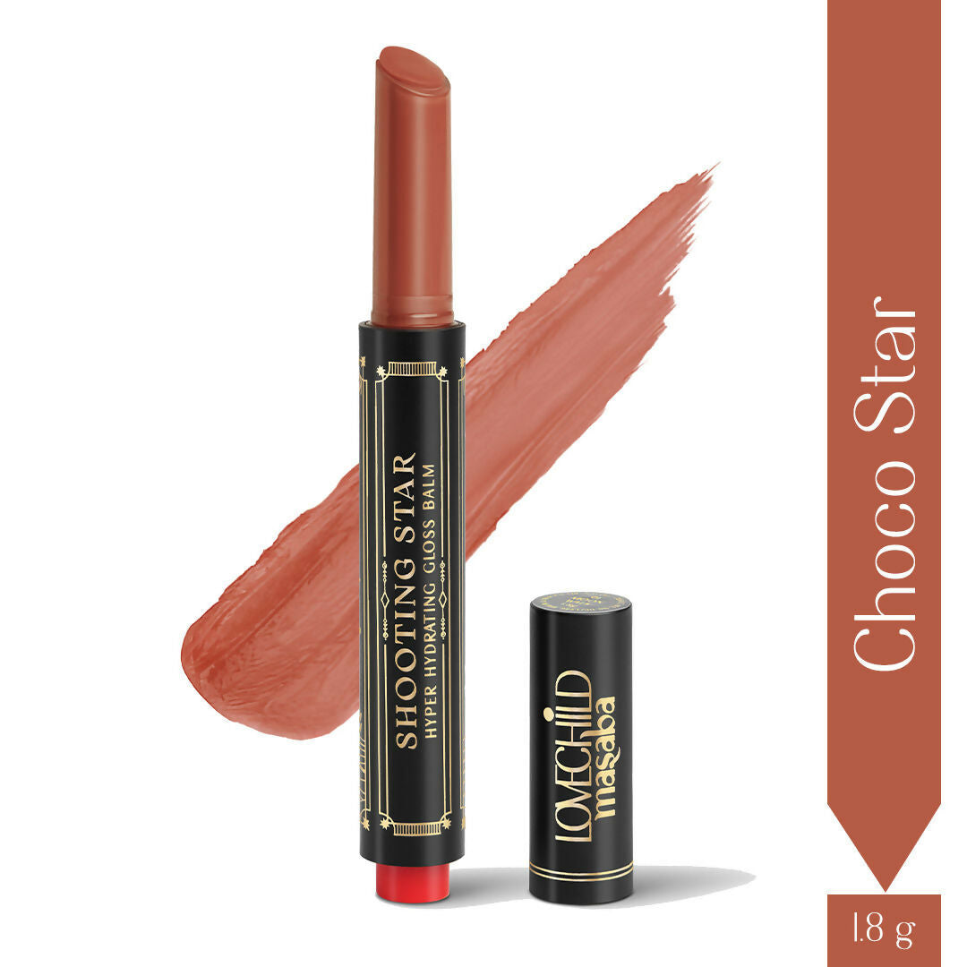 LoveChild By Masaba Gupta Shooting Star Hyper Hydrating Gloss Balm - Choco Star | Swadesiicart