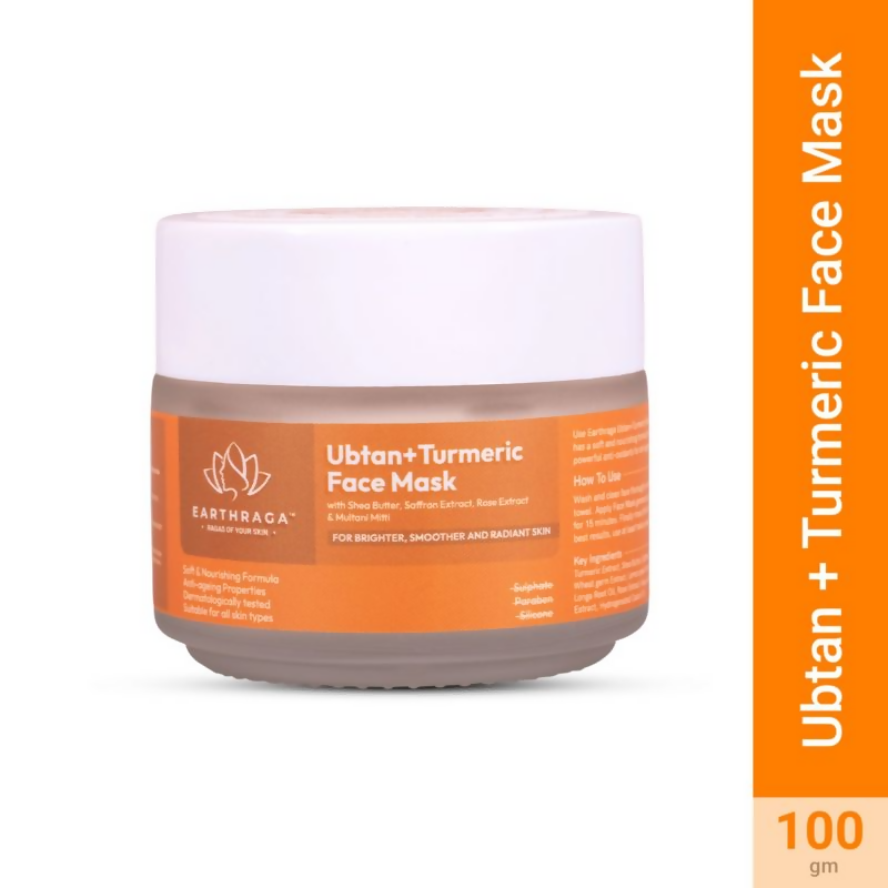 Earthraga Ubtan And Turmeric Face Mask | Swadesiicart
