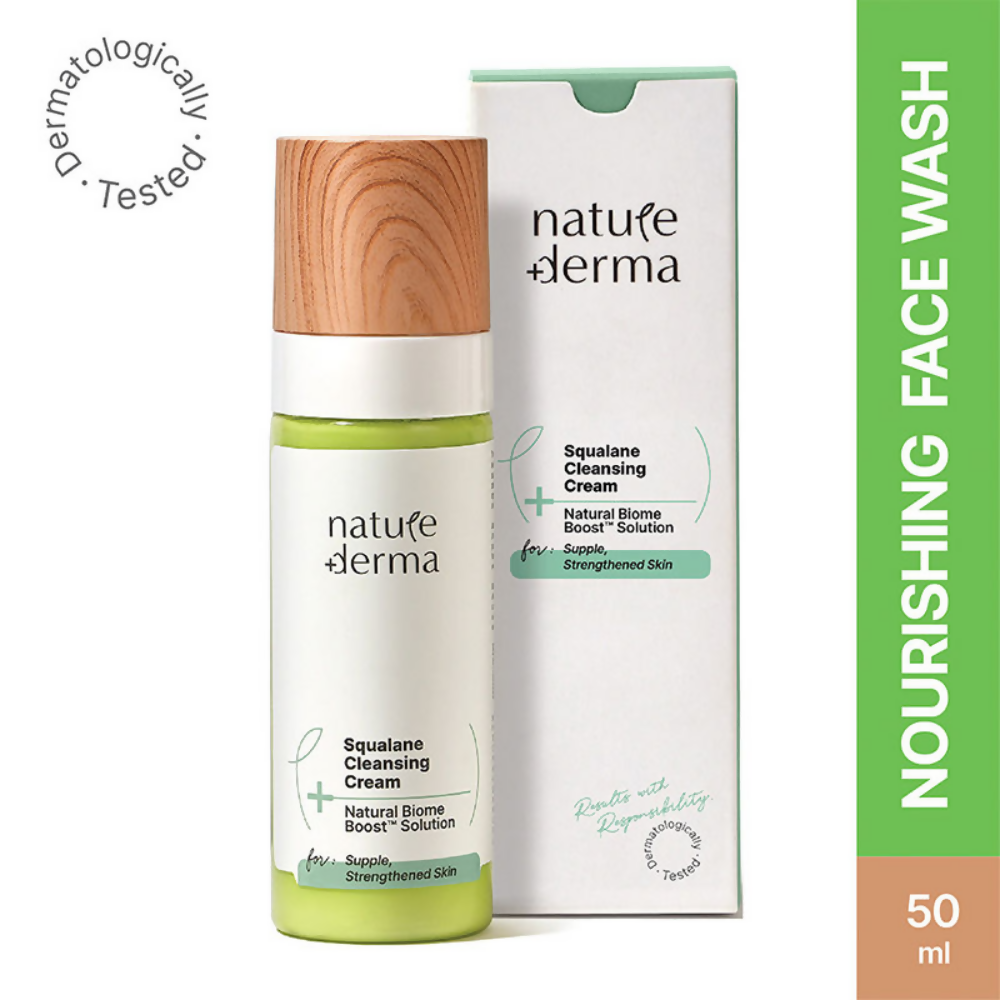 Nature Derma Squalane Cleansing Cream | Swadesiicart