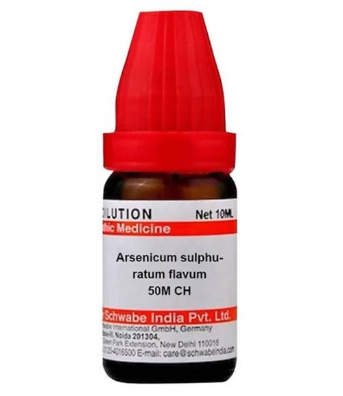 Dr. Willmar Schwabe India Arsenicum Sulphuratum Flavum Dilution | Swadesiicart