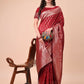 Shree Shyam Fashion Lichi Silk Red Saree